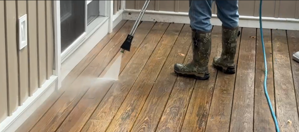 professional oudoor pressure washing