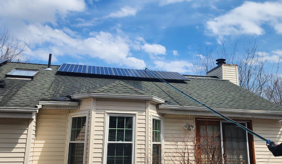Solar panel cleaning for max efficiency: 25% gains