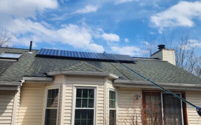 Solar panel cleaning for max efficiency: 25% gains